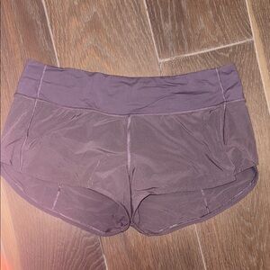 Lululemon Athletica Purple Athletic Shorts Moisture-Wicking